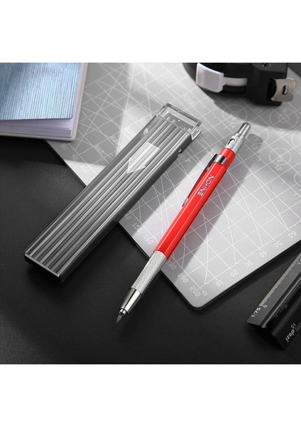 24 Adet Gümüş Çizgi Yatıkları Metal Işaret Mekanik Kaynak Kalem Pipefitters Fabrikasyon Kırmızı (Yurt Dışından) fırsatları