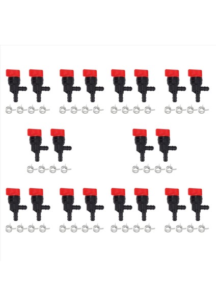 20PCS 1/4 Inç 90 Derece Brıggs &amp Stratton Için Yakıt Kapalı 698181 494539 697944 Tecumseh 35857 (Yurt Dışından)