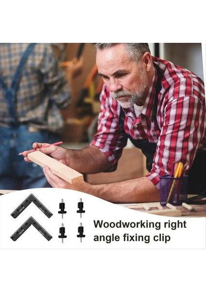 90 Derece Cetvel Sağ Açılı Ahşap Işleme Meydanı 90 Derece Açılı Cetvel Alüminyum Alaşımlı Carpenter Square Aracı Professional (Yurt Dışından)