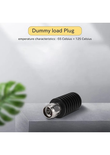 Rf Coax 25W N Erkek Konnektörü Küçük 50 Ohm Dc-3ghz Kukla Yük Fişi (Yurt Dışından) fırsatları