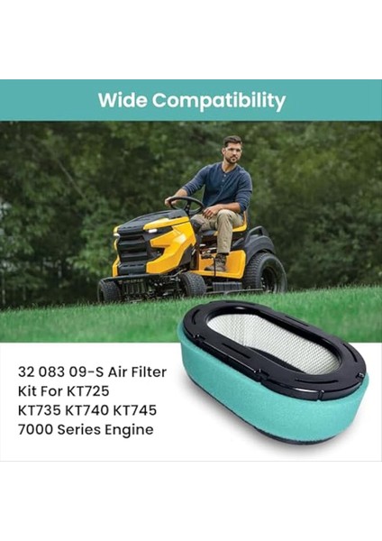 4pack 32 083 09-S Kohler 7000 Serisi Için Hava Filtresi Cub Cadet Xt1 Motoru Için Çalışma Bınger Hava Filtresi 32 883 09-S1 (Yurt Dışından) fiyatları