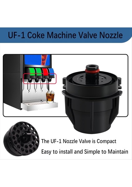 Uf-1 Kola Makine Soda Iç Dış Valfler Için 1 Pc Nozul ve Diffusser Montaj Onarımı Veya Değiştirilmesi (Yurt Dışından) modelleri