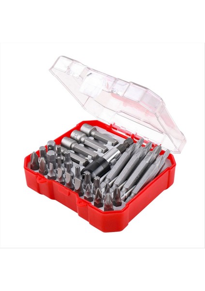 34PCS Cırcır Tornavida Parti Kombinasyonu Erik Üçgen Özel Şekilli Tornavida Ev Seti Kutusu (Yurt Dışından)