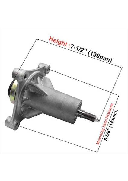 2pack 587819701 187292 192870 532187281 532187292 567253301 587125401 Husqvarna Mandrel Montajı Için Biçme Güverte Mil Milleri Mil (Yurt Dışından) fiyatları