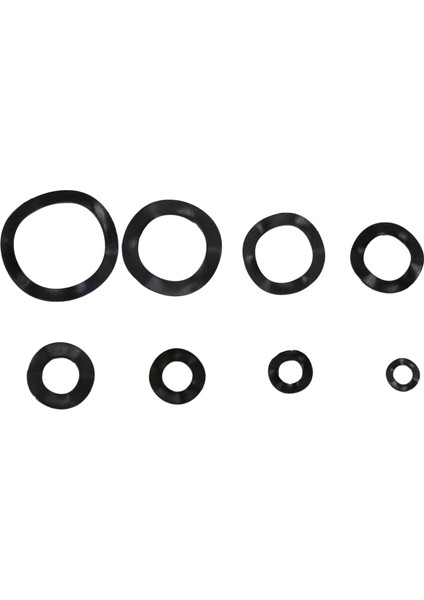 Siyah Çelik Halka Yay Yıkayıcı Üç Dalga Yıkayıcı 65MN Dalga Conta Çiftlik Kitleri M3 M4 M5 M6 M8 M10 M12 M16 (1100 Pc) (Yurt Dışından) indirimleri