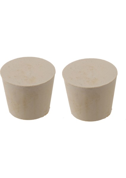 2x Yeni Kauçuk Durdurucu Bungs Laboratuvarı Katı Delek Durdur Push-In Sızdırmazlık Fişi 7 28X37MM (Yurt Dışından)