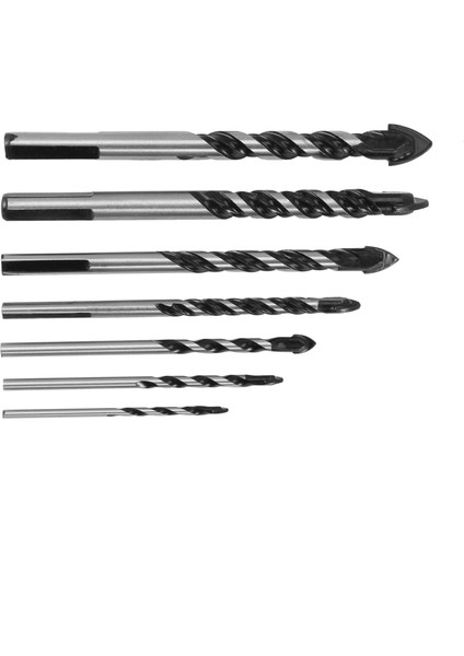 Porselen Seramik Karo Beton Tuğla Duvar Cam Aynalar Için 3x Tungsten Karbür Matkap Ucu Seti (3 4 5 6 8 10 12MM) (Yurt Dışından) fiyatları