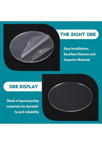 Şeffaf 3mm Kalınlığında Ayna Akrilik Yuvarlak Disk Çapı 85MM (Yurt Dışından) indirimleri