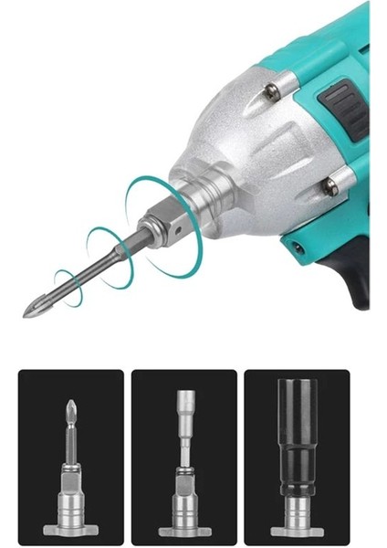 4pcs 18V Elektrikli Fırçasız Darbe Anahtarı Mil Aksesuarları Çift Amaçlı Kablosuz Anahtar Parçaları Elektrik Matkap Aracı (Yurt Dışından) modelleri