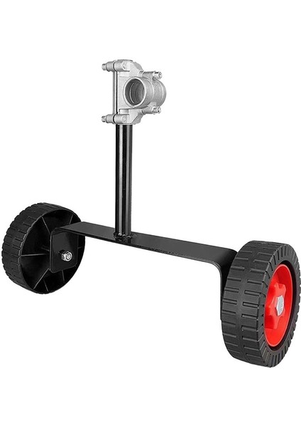 Çim Biçme Makinesi Destek Tekerlek Backpack Weeder Handheld Destek Çerçeve Taşınabilir Destek Tekerlek Çim Biçme Biçerdalığı Yardımcı Çark (Yurt Dışından)
