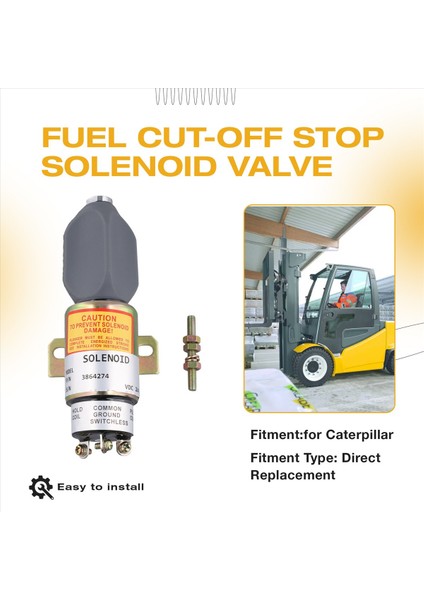 24V Yakıt Kesme Durdurma Solenoid Valfı 3864274 1751-2467UIBIS5A SA-3766T-24 ME441329 Mitsubishi Caterpillar Için (Yurt Dışından) fırsatları