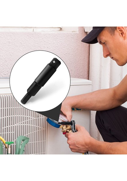 2 Paket 3/16 Ila 5/16 Servis Anahtarı Hex Anahtar Adaptörü Cırcır Anahtarı Altıgen Bit Adaptör Kiti Hvac Valf Açıcı (Yurt Dışından) modelleri