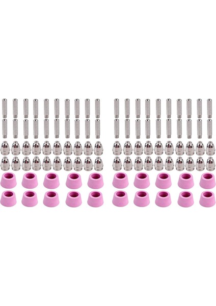 100PCS Plazma Kesici Sarf Malzemeleri Elektrot Nozulları Ag-60 Sg-55 Wsd-60 Fıt Cut-60 Lgk-60 Plazma Kesici (Yurt Dışından)
