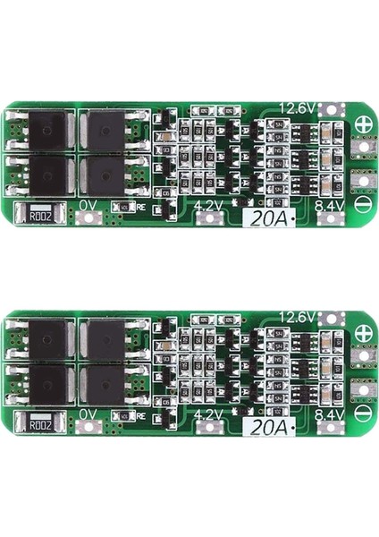 2pcs 3s 20A Bms Lityum Pil 18650 Şarj Cihazı Koruma Kurulu Pcb Bms 12 6V Hücre Şarjı Koruma Modülü (Yurt Dışından)