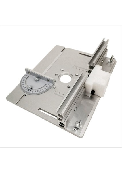 Yönlendirici Tablosu Ekleme Plakası Gezisi Tezgahlar Için Tezgahlar Tablo Saw Çok Fonksiyonlu Düzenleyici Gravür Makine Silver (Yurt Dışından) fiyatları