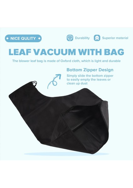Yaprak Üfleyici Torbası Fermuarlı Alt Döküm Yaprak Üfleyici Vakum Torbası Bahçe Çimleri Için Yaprağı Toplayın Üfleyiciler Vakumlar (Yurt Dışından) fırsatları