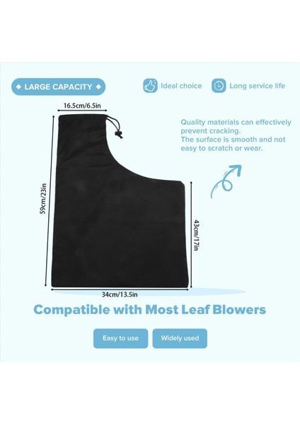 Yaprak Üfleyici Torbası Fermuarlı Alt Döküm Yaprak Üfleyici Vakum Torbası Bahçe Çimleri Için Yaprağı Toplayın Üfleyiciler Vakumlar (Yurt Dışından) indirimleri