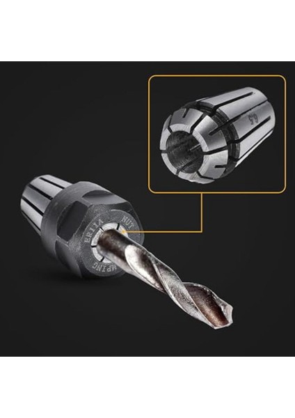 19PC ER11 Yay Kolet Seti M14 Iplik Kolet Kelepçesi Somunları Cnc Gravür Öğütme 1 0-7 0mm ve 1/4 1/8 Için (Yurt Dışından) fiyatları