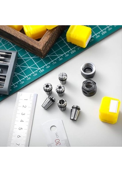 19PC ER11 Yay Kolet Seti M14 Iplik Kolet Kelepçesi Somunları Cnc Gravür Öğütme 1 0-7 0mm ve 1/4 1/8 Için (Yurt Dışından) modelleri