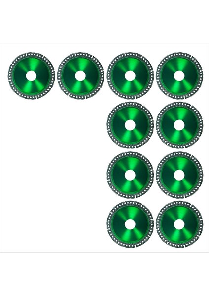 Yıkılmaz Disk 4 Inç Açılı Öğütücüler Için Yıkılamaz Disk 7/8inch (Model 125) 10 Paket Kesme Diskleri (Yurt Dışından)