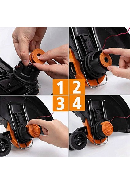 50006531 Worx WA6531 Gt Düzeltici Parça Değiştirmeleri Için Makara Kapakları (6 Paket) (Yurt Dışından) indirimleri