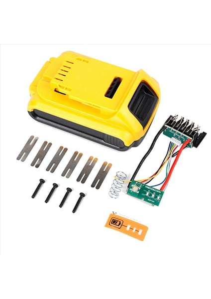 4x Pil Plastik KILIFI+18650 Dewalt 5 Hücreli Pil Aracı Için Lityum Pil Koruyucu Kartı Pil Kılıfı Kiti (Yurt Dışından) fiyatları