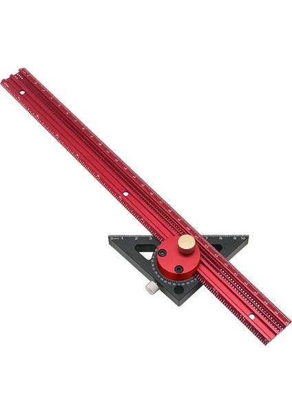Precision Scribe Cetvel Alüminyum T Tipi Çizgi Çizim Hole Cetvel Ağaç Işleme Kare Düzeni Işaretleme GÖSTERGESI-400MM (Yurt Dışından) indirimleri