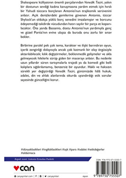 Venedik Taciri William Shakespeare Ciltsiz Normal Boy 136 Sayfa modelleri