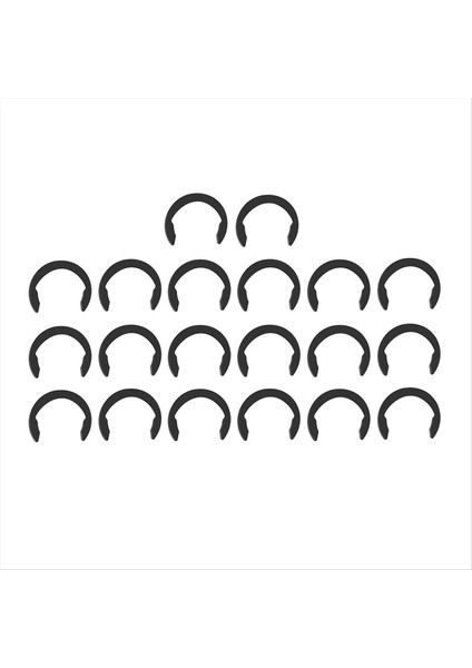 20PCS Cricuts Maker Için Klipsleri Tutma ve Havaları Keşfetin Kauçuk Tutma Halkalarla Yerinde Tutun Kauçuk Tutun (Yurt Dışından)