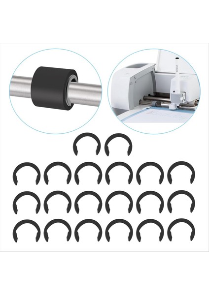 20PCS Cricuts Maker Için Klipsleri Tutma ve Havaları Keşfetin Kauçuk Tutma Halkalarla Yerinde Tutun Kauçuk Tutun (Yurt Dışından) fiyatları