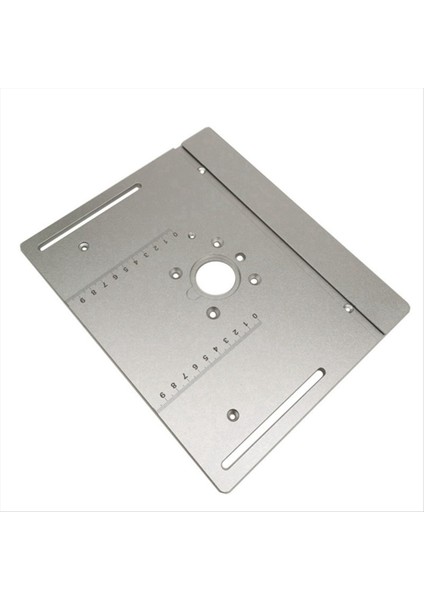 Yönlendirici Tablosu Ekleme Plakası Gezisi Tezgahlar Için Tezgahlar Tablo Saw Çok Fonksiyonlu Düzenleyici Gravür Makine Silver (Yurt Dışından) indirimleri