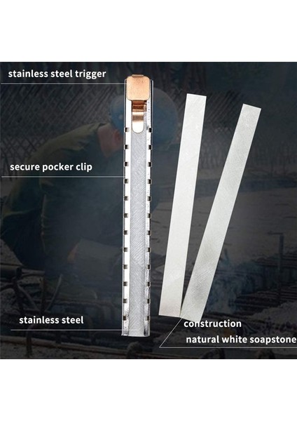 Düz Sabun Taşı Tutucu 2pcs Kaynak ve Kaynakçılar Için Sabun Taşı Doldurma ile Düz Sabun Taşı Kalemi (Yurt Dışından) indirimleri