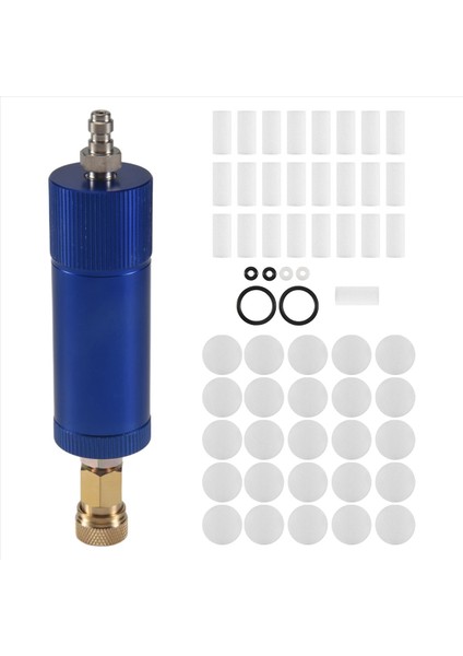 Basınçlı Pcp El Pompası Hava Filtresi Yağ Suyu Ayırıcı Basınçlı Pcp 30MPA Hava Pompası Filtresi Kompresör Mavi (Yurt Dışından)