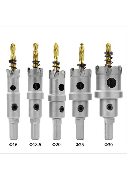 7pc 3 Kenarlı Paslanmaz Çelik Titanyum Alaşım Kaplı Delik Açıcı Kalın Çelik Tabak Demir Tabak Deliği Metal Bit (Yurt Dışından) modelleri