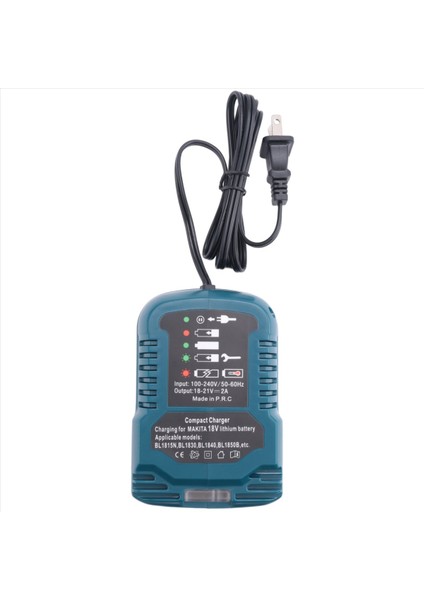 Makita 18V Mini Şarj Cihazı DC18RC Makita Lityum Piller Için Şarj Cihazını Değiştirin BL1860 BL1450 BL1830 Us Fişi (Yurt Dışından)