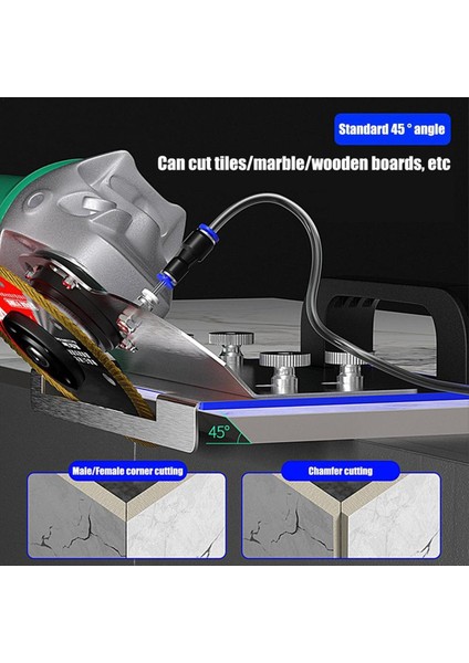 Karo Pah Öğütücü Alet Alet Açısı Öğütme Braketi Fayans Pahlatma Için 100 Tip Açısından Öğütme Araçları Ev Yenileme Için (Yurt Dışından)