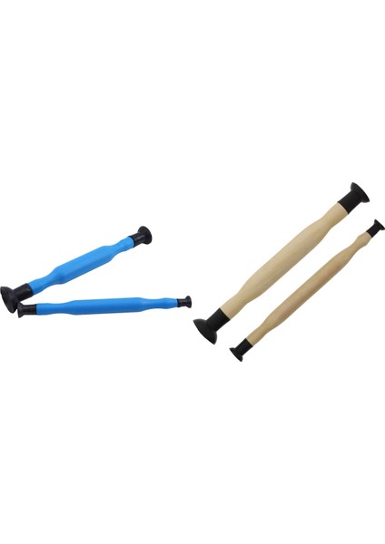 4 Adet Valf Lapper Kesme Macun El Tutma Alet Vanası El Alıştırma Taşlama Aracı Sarı + Siyah ve Mavi + Siyah (Yurt Dışından)