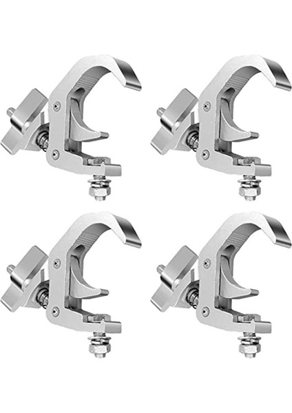 4packstage Aydınlatma Klipsi Kanca Alüminyum Alaşım Profesyonel Raf Kelepçesi Kafa Aşaması Aydınlatma Armatürlerini Hareket Etmek Için (Yurt Dışından)