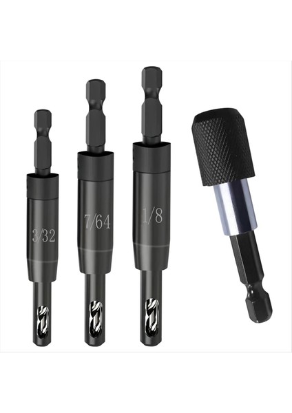 Kendi Merkezleme Matkap Biti 3/32 &quot 7/64&quot 1/8 &quot Bit Hex Shank&#39 Ta 1/4 Için Bit Tutucu Matkap Merkezi Bulma Matkap Bit (Yurt Dışından)