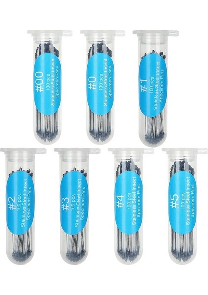 700PCS Örnek Böcek Pimleri Epoksi Reçine Kafalı Paslanmaz Çelik Böcek Pimleri Örneği Entomoloji Pimleri (Yurt Dışından)