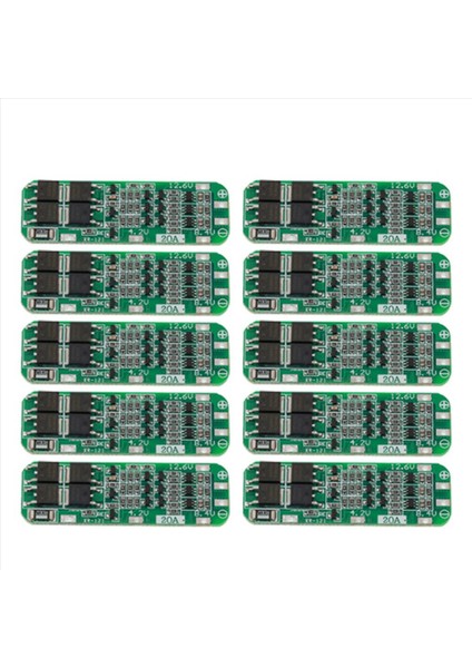 40PCS 3s 20A Bms 18650 Li-Ion Lityum Pil Şarj Cihazı Modülü Bms Koruma Koruma Pcb 11 1V 12V 12 6V Modül (Yurt Dışından) fiyatları