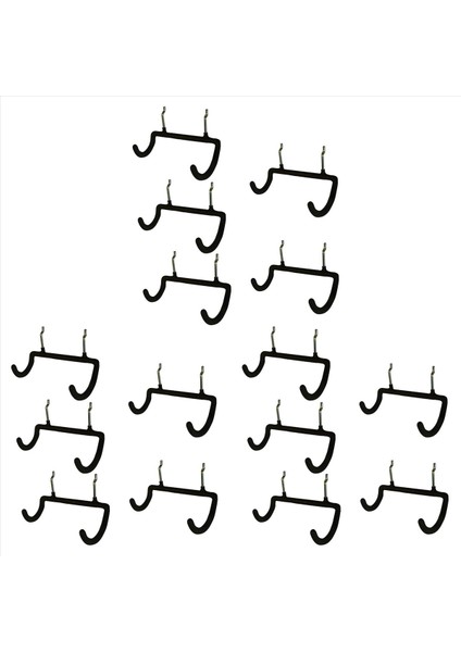 15PCS Pegboard Matkap Tutucu Ağır Hizmet Kancaları Pegboard Çift Kancalar Matkap Için Matkap Askı Kancası Aksesuarlar (Yurt Dışından)