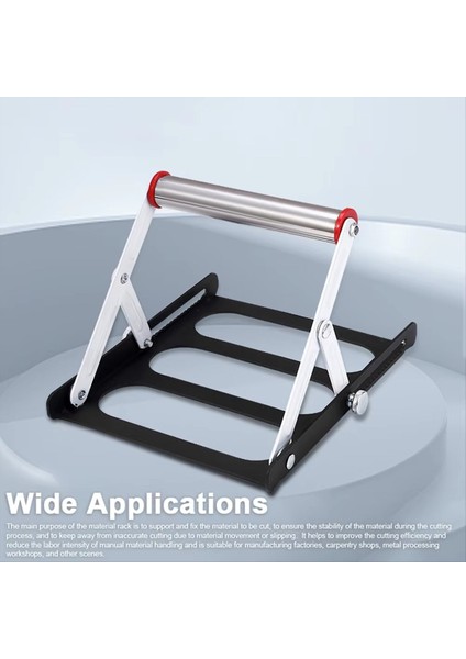 Çok Fonksiyonlu Kesme Makinesi Malzeme Rafı 55-135MM Lik Ayarlanabilir Tripod Yardımcı Destek Braketi Katlanabilir Çerçeve (Yurt Dışından) fiyatları