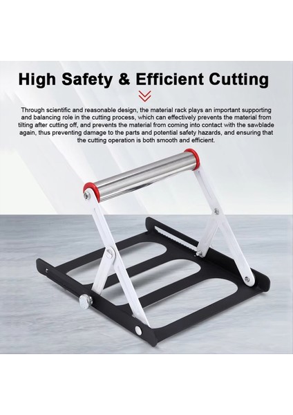 Çok Fonksiyonlu Kesme Makinesi Malzeme Rafı 55-135MM Lik Ayarlanabilir Tripod Yardımcı Destek Braketi Katlanabilir Çerçeve (Yurt Dışından) fırsatları