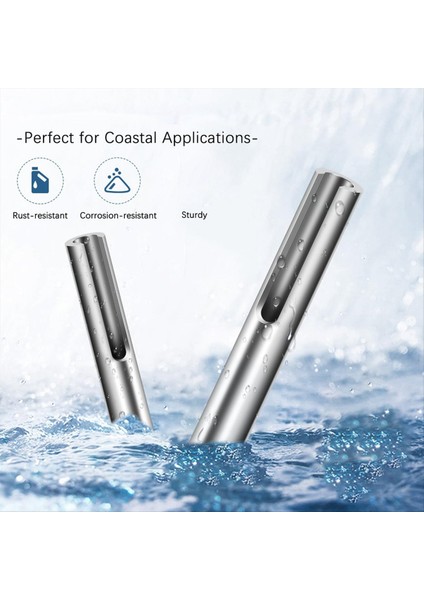 1/8 Inç Görünmez Kablo Korkuluk Terminali Geçiş Ankraj Açısı Paslanmaz Çelik Ayarlanabilir Kablo Korkuluk Donanımı 10 Adet (Yurt Dışından) fırsatları