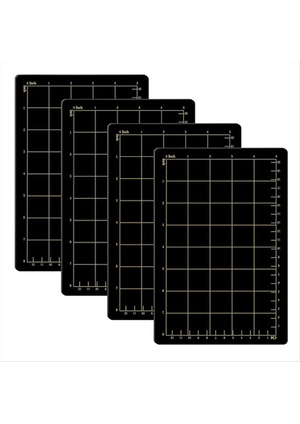 6ınchx8 9inch Manyetik Araplar Kart Boyutu Grid Cutter Aksesuarları 0 8mm Kalın Siyah Kabartma Makinesi Kalıp Paspasaları (Yurt Dışından)
