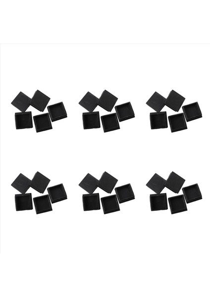 30 Pcs Plastik Kare Blankalanma Uç Kapaklar Tüp Tüpü Ekler 50MM x 50MM (Yurt Dışından)