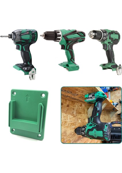 1pcs Duvar Montajı Alet Alet Depolama Rafı Braketi Hitachi/hikoki/metabo Hpt 18V 36V Güç Aleti Için Sabitleme Cihazları Yeşil (Yurt Dışından) fırsatları