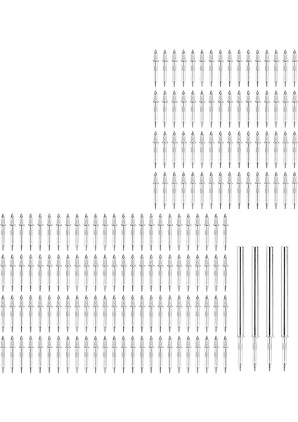 400PCS Çelik Çiviler Çift Başlı Çiviler Çift Başlı Taban Ipliğine Sahip Sorunsuz Çivi Beton Tırnaklar Süpürgelik Tahtalar (Yurt Dışından)