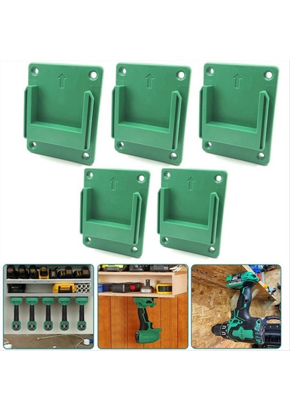 10 Adet Duvar Montajı Güç Alet Tutucu Braketi Hitachi Için/hikoki Için/metabo 18V Li-Ion Pil Makinesi Depolama Rafı Için (Yurt Dışından) modelleri